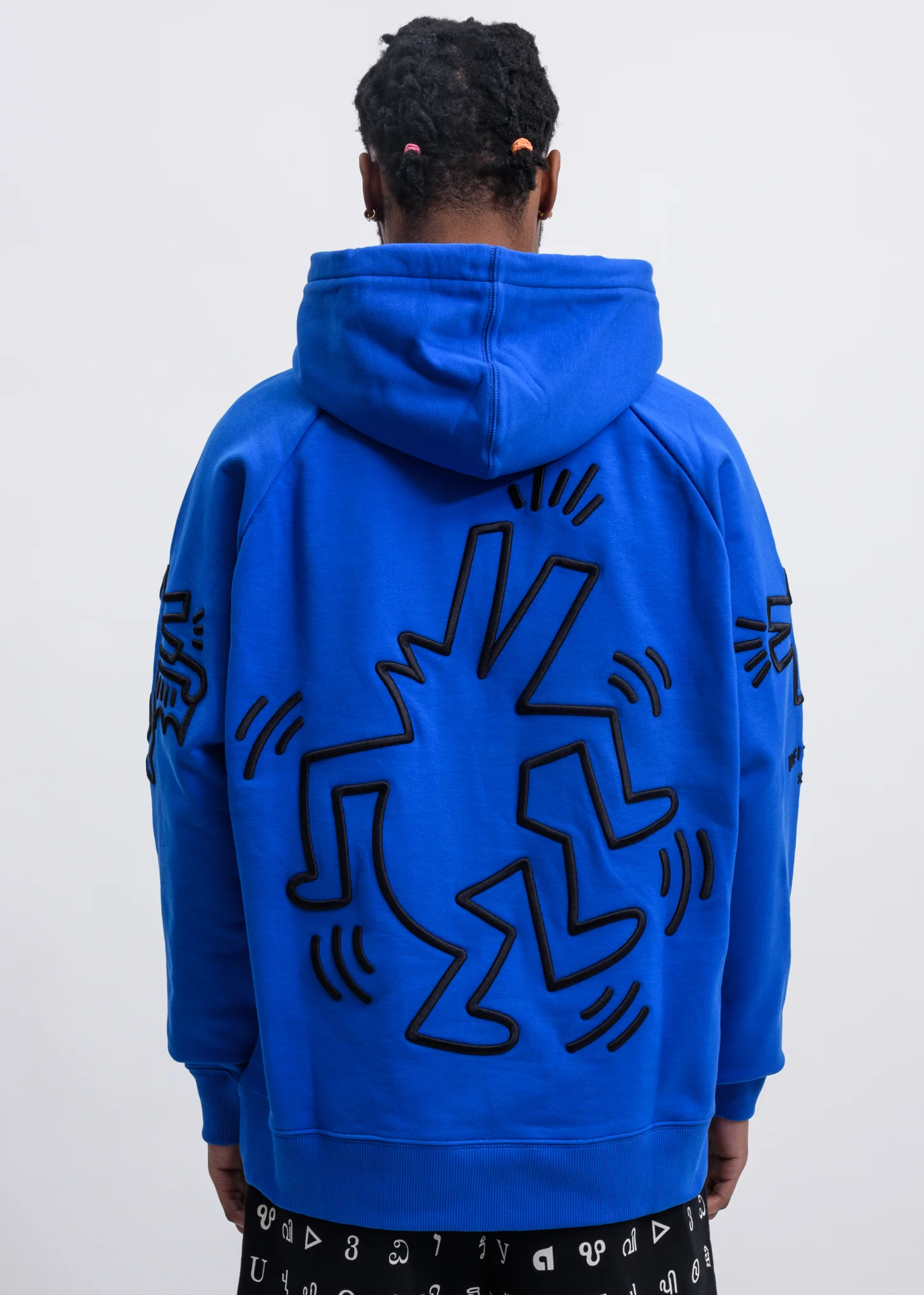 Blue Keith Haring Edition Hoodie - Image 2