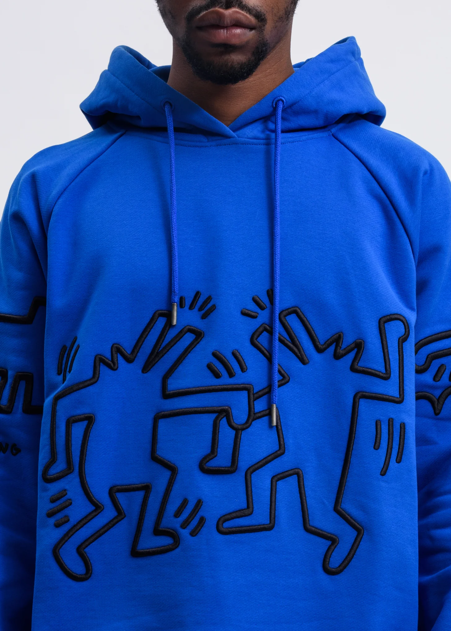 Blue Keith Haring Edition Hoodie - Image 3