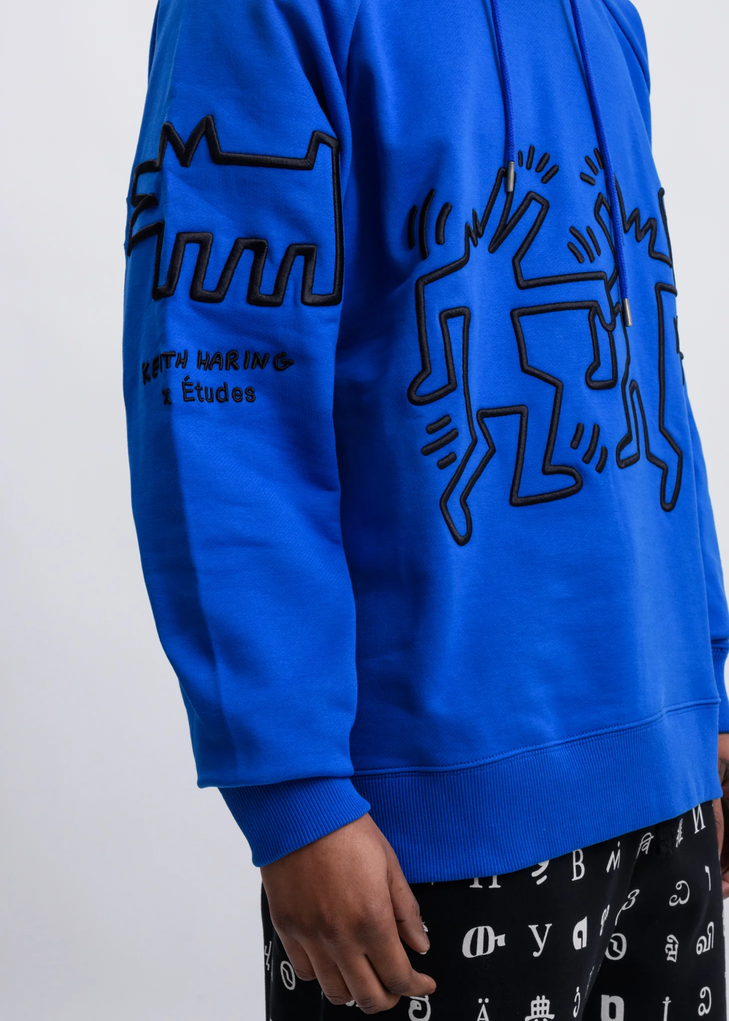 Blue Keith Haring Edition Hoodie - Image 4