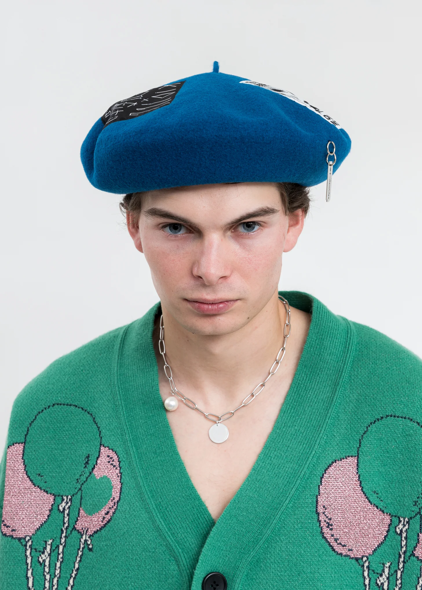 Blue KIDILL × CA4LA Big Beret - Image 2