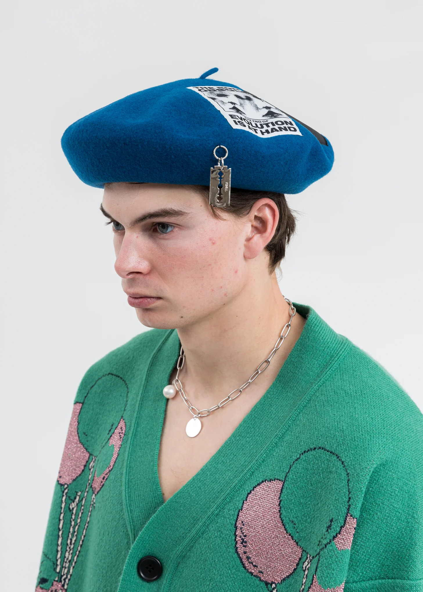 Blue KIDILL × CA4LA Big Beret - Image 3