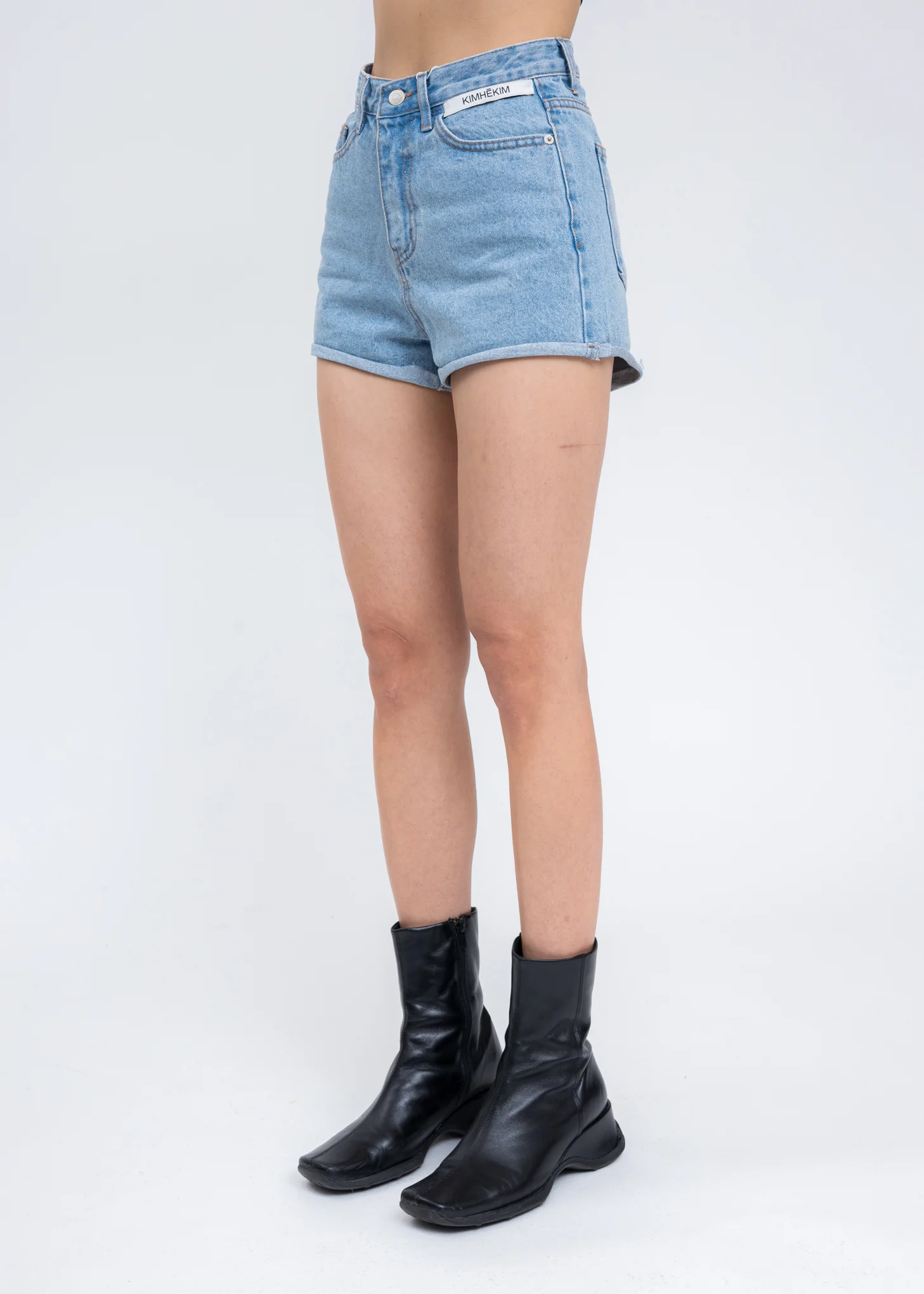 Blue Label Denim Shorts - Image 2