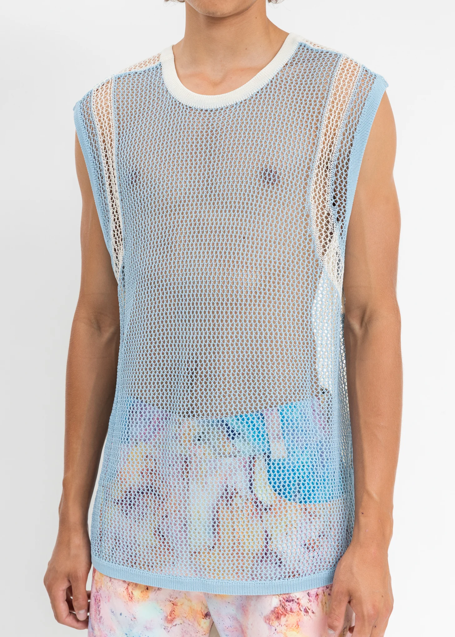 Blue Mesh Vest - Image 4