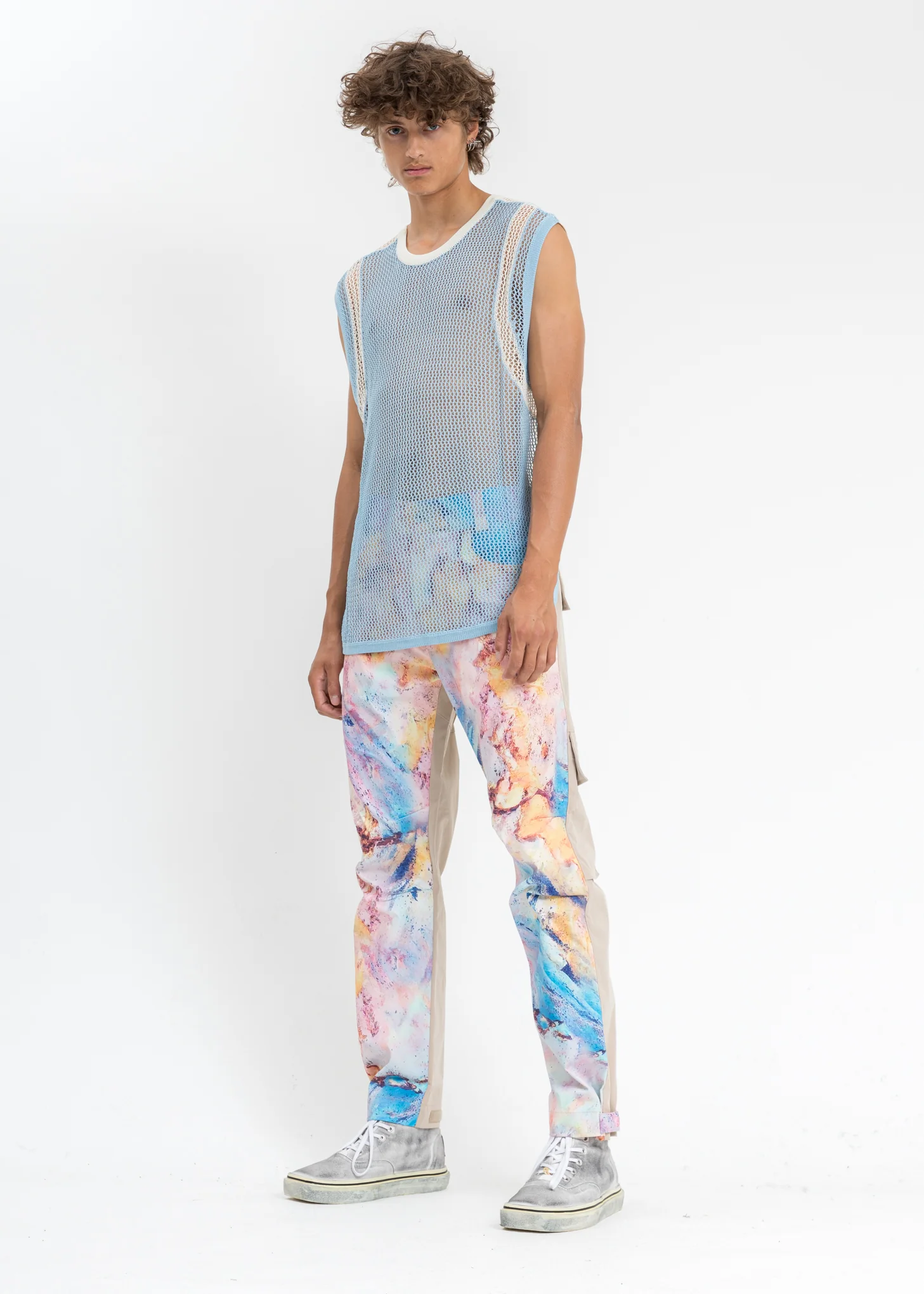 Blue Mesh Vest - Image 5
