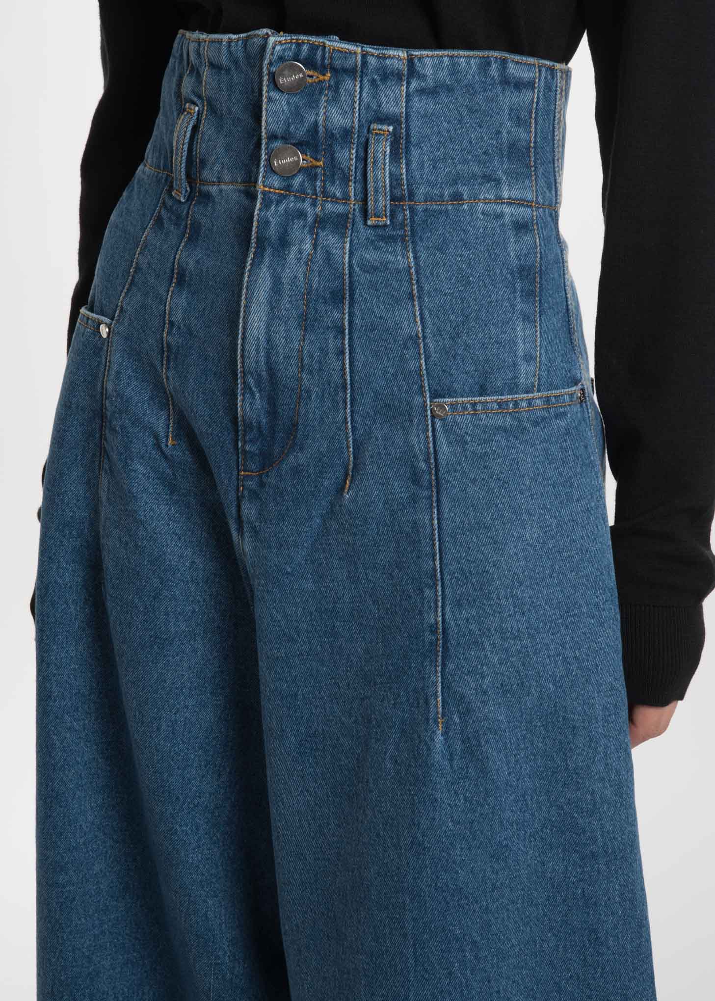 Blue Minimaliste Stone Wash Jeans - Image 4