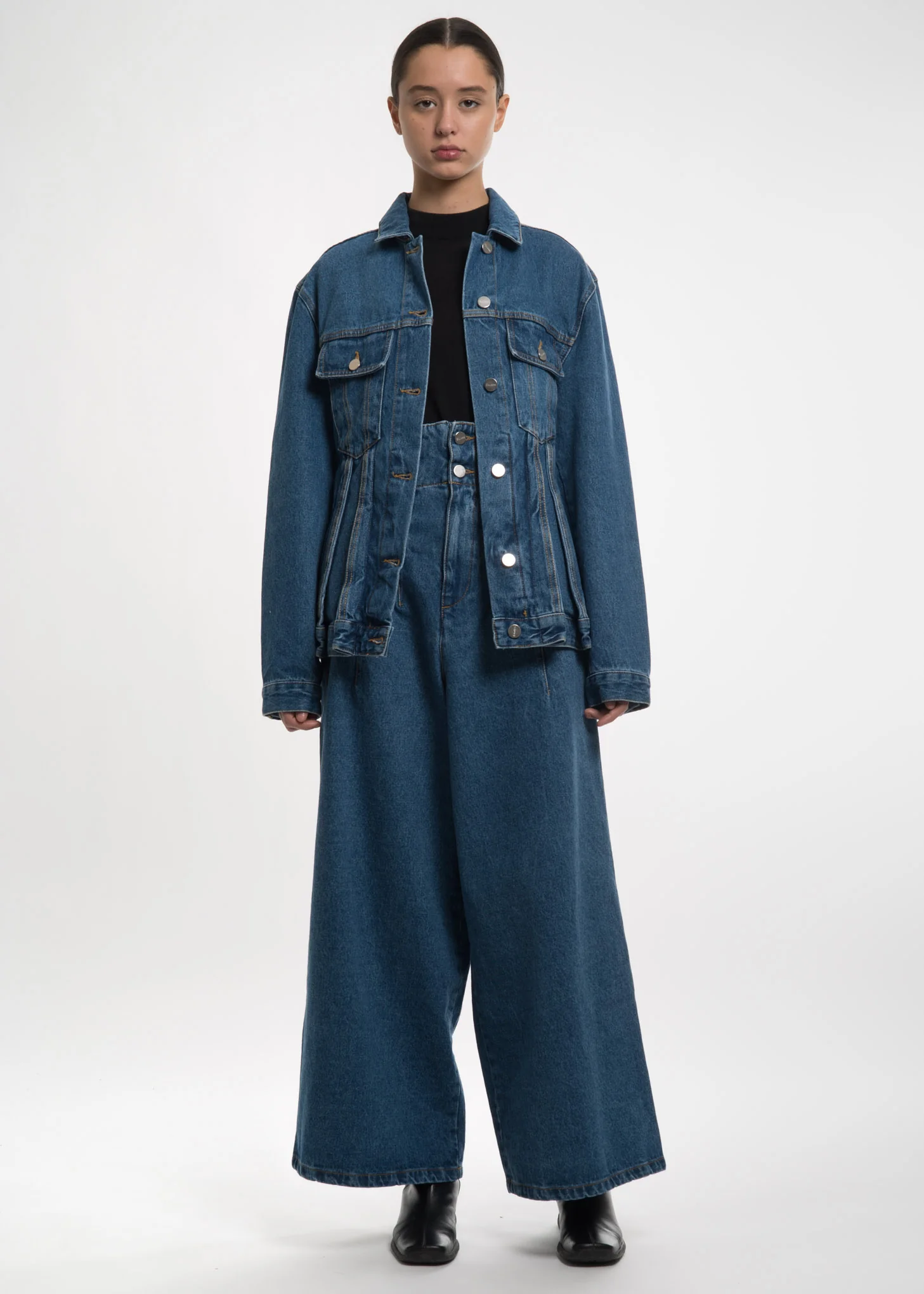 Blue Minimaliste Stone Wash Jeans - Image 7