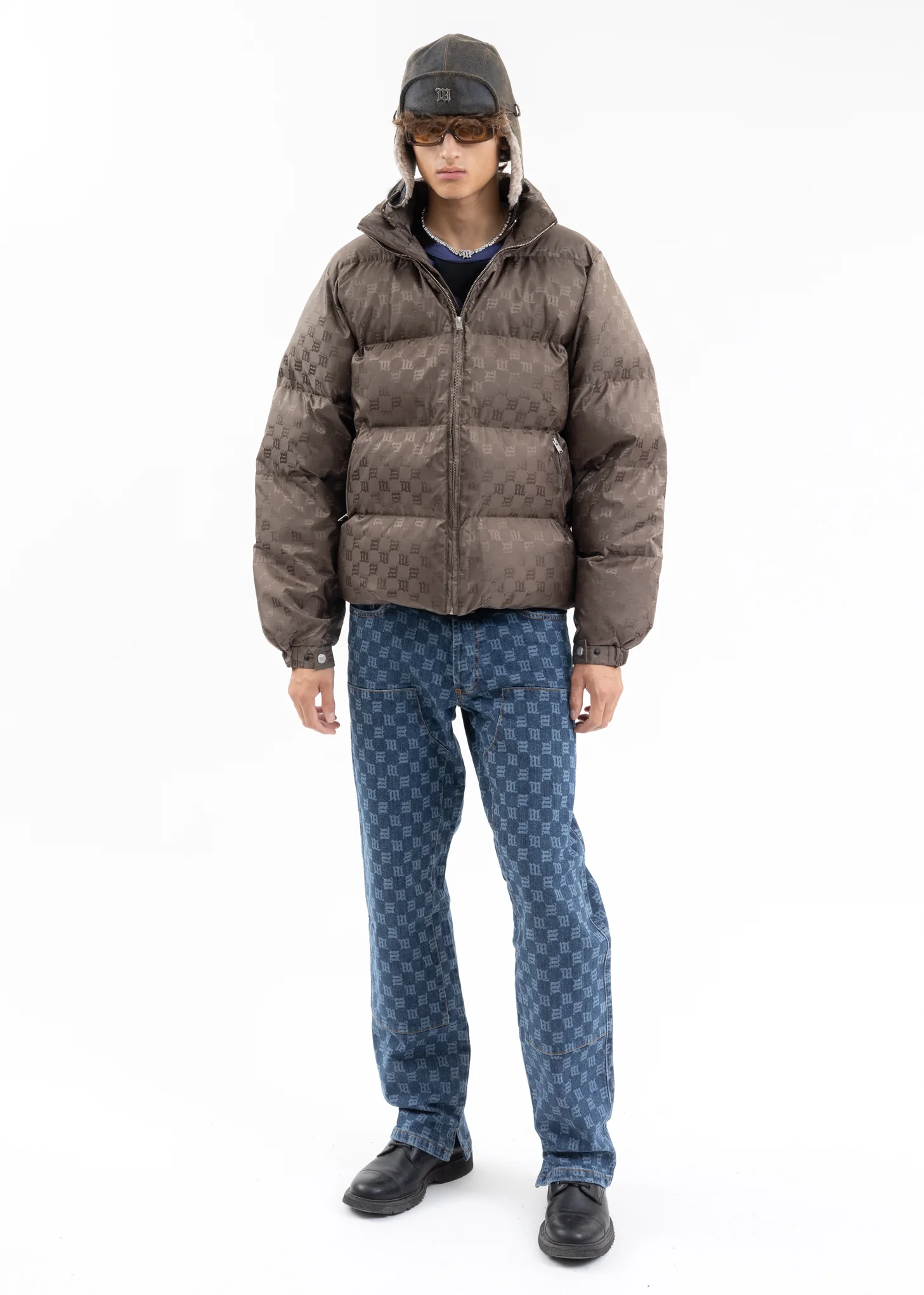 BLUE MONOGRAM CARPENTER DENIM TROUSERS - Image 7