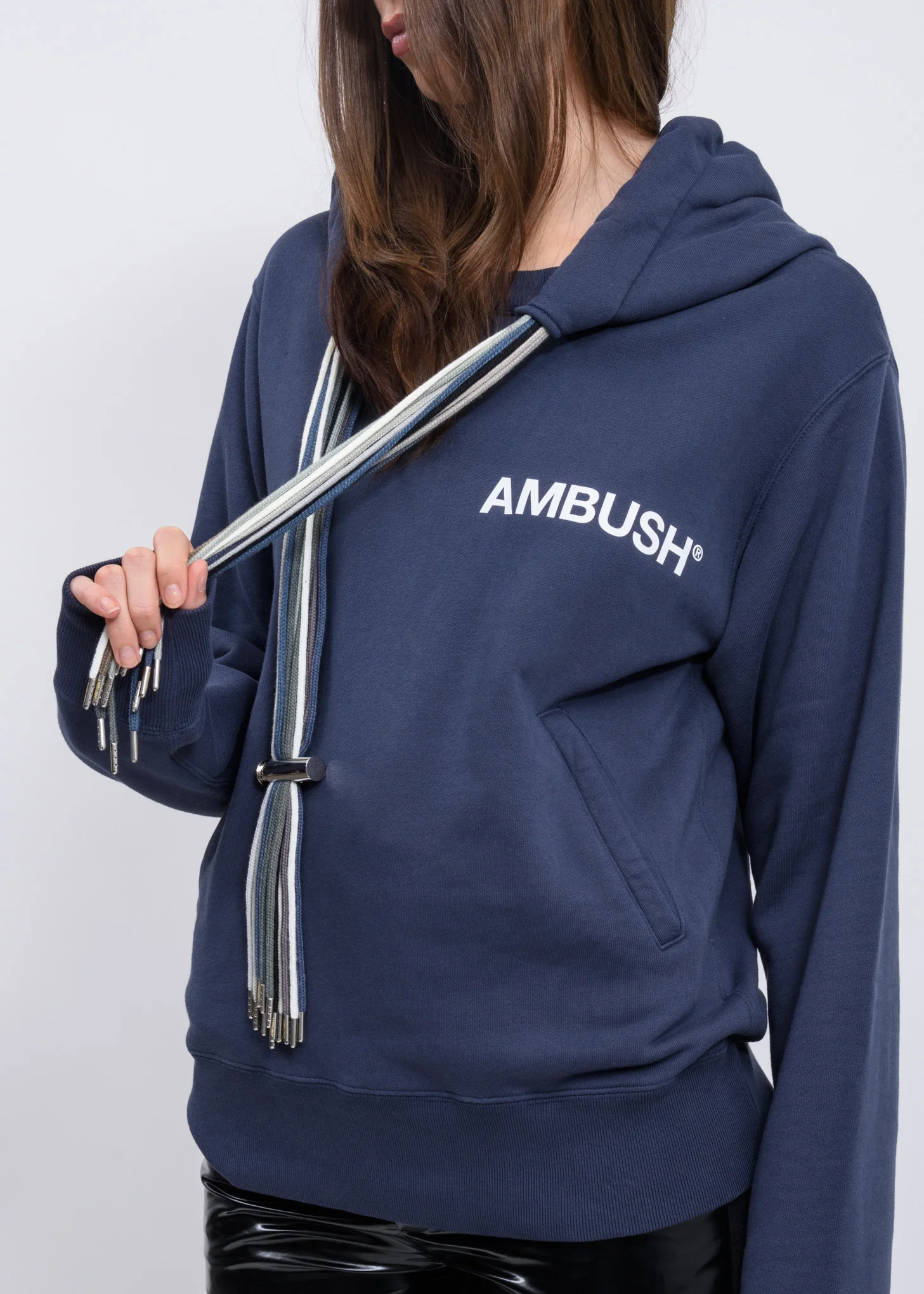 Blue Multi Cord Hoodie - Image 4