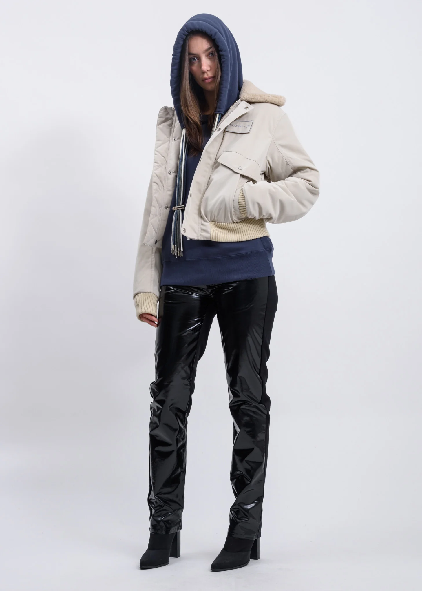 Blue Multi Cord Hoodie - Image 5