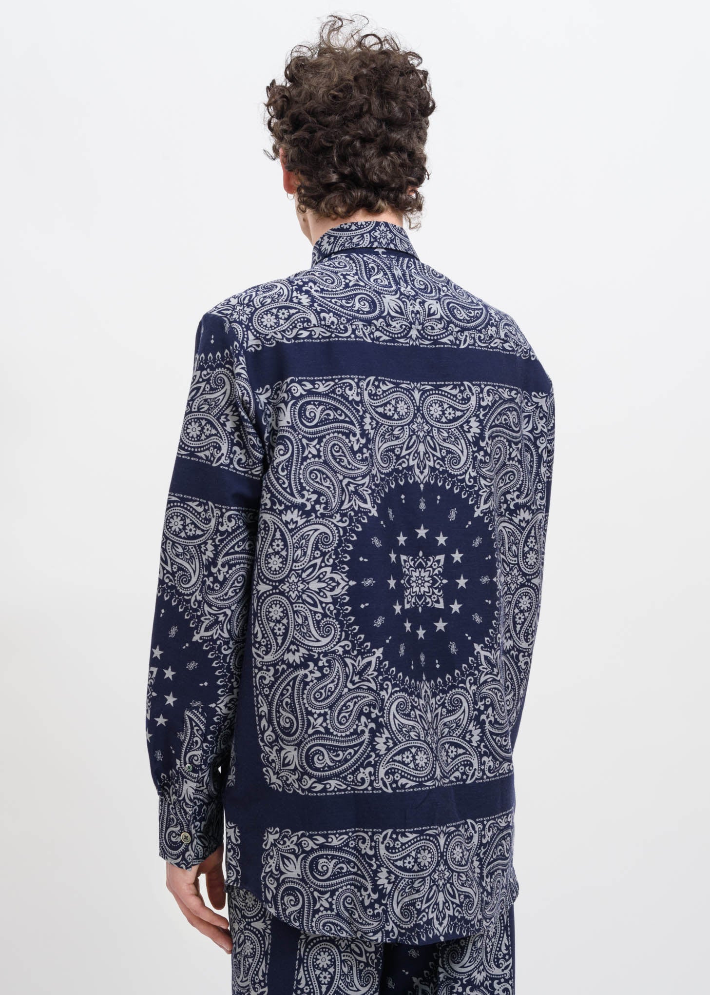 Blue Nevada Bandana Shirt - Image 2