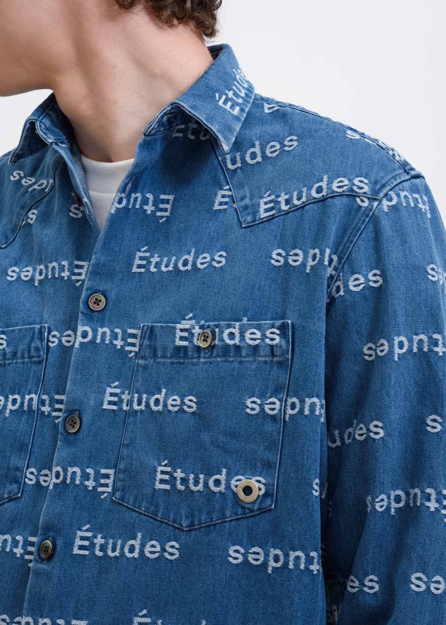 Blue Nevada Jacquard Etudes Shirt - Image 2