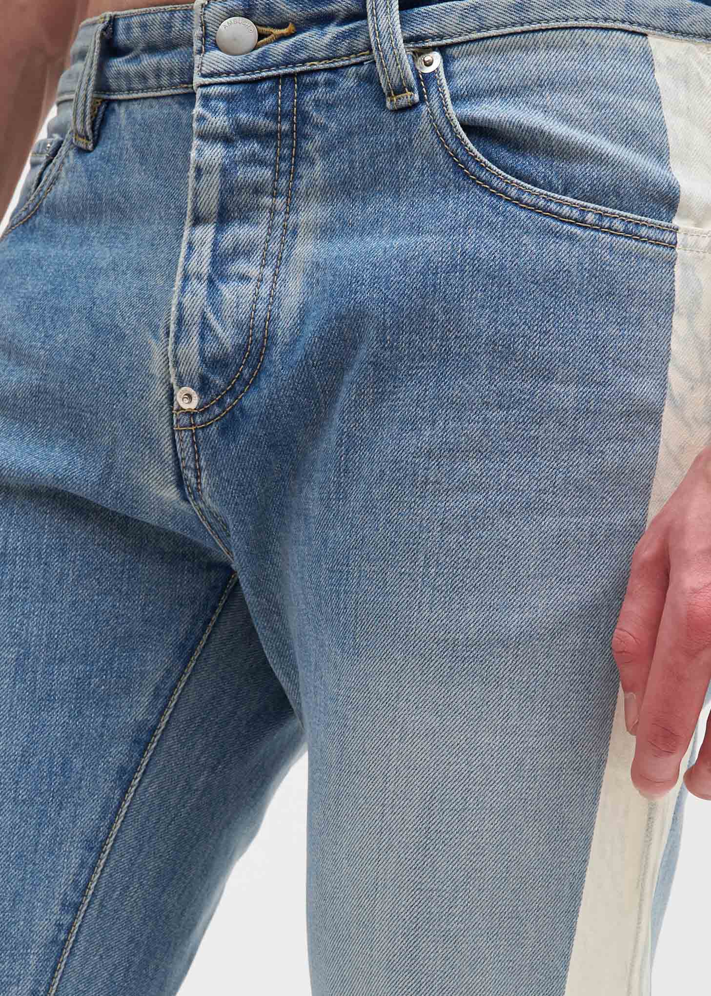 Blue NOBO Stripe Jeans - Image 4