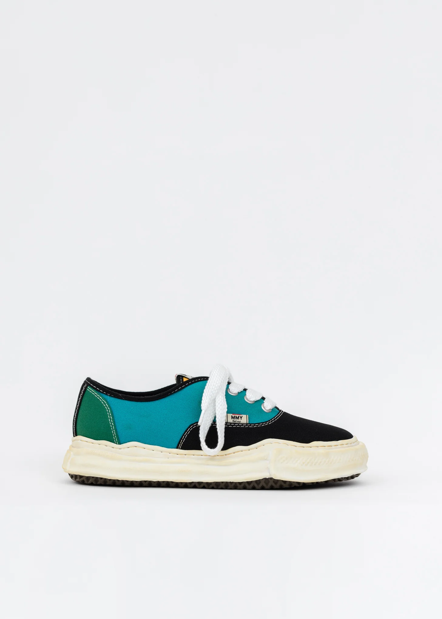 Multi Original Sole Overdyed Lowcut Sneaker (Blue Baker) - Image 5