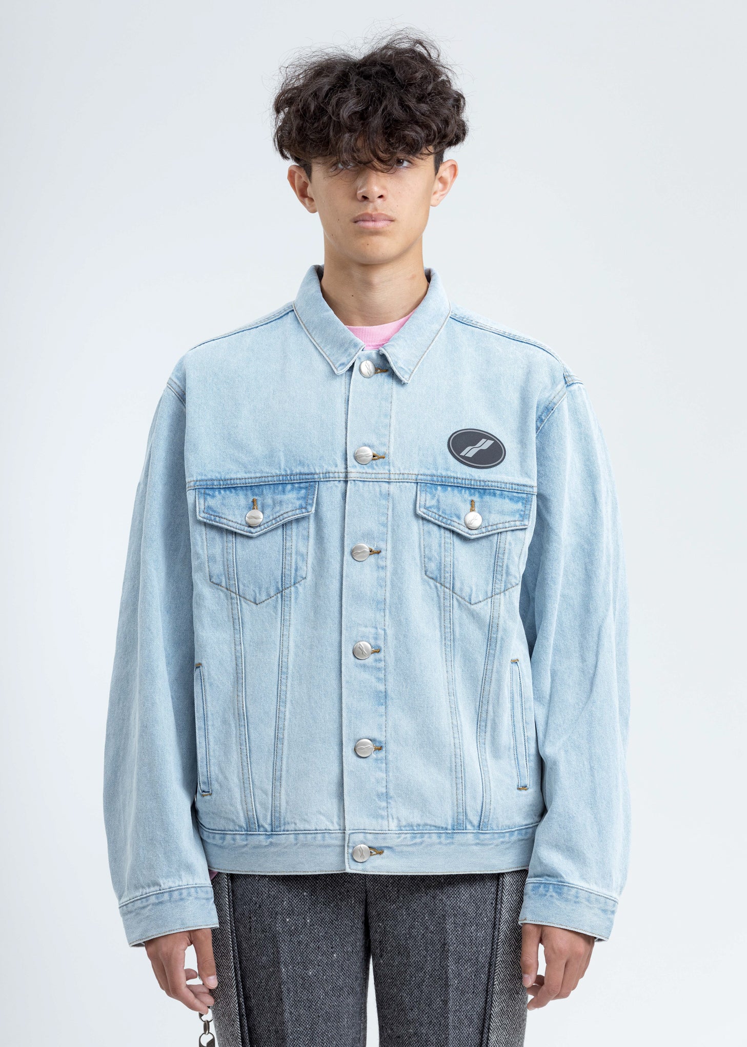 Blue Oversized Denim Jacket