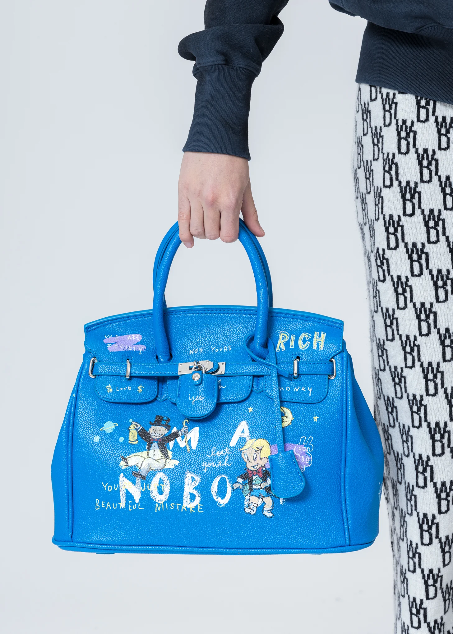 Blue Paint Anarchy Bag -Monopoly,Richie Rich - Image 2