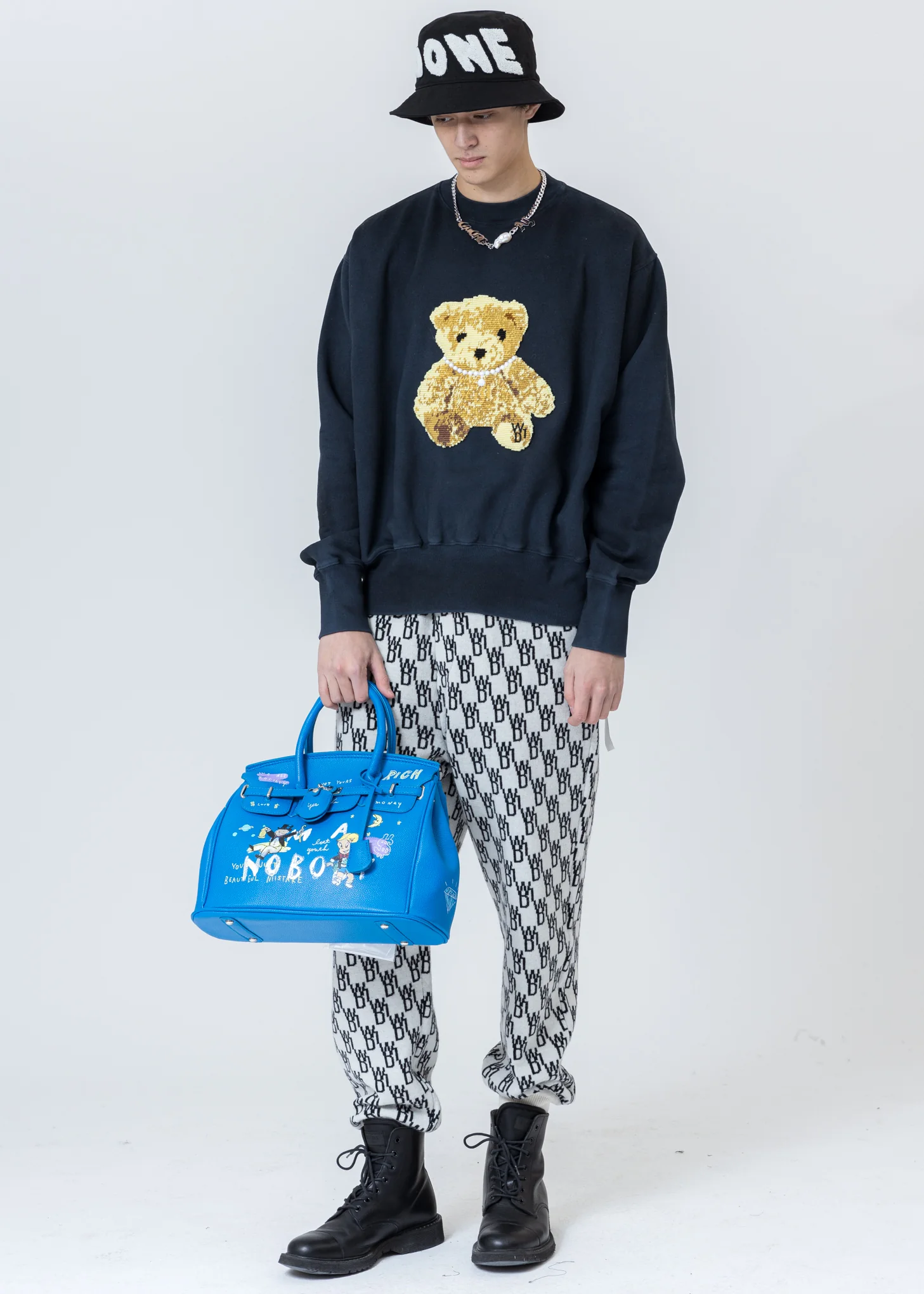 Blue Paint Anarchy Bag -Monopoly,Richie Rich - Image 6