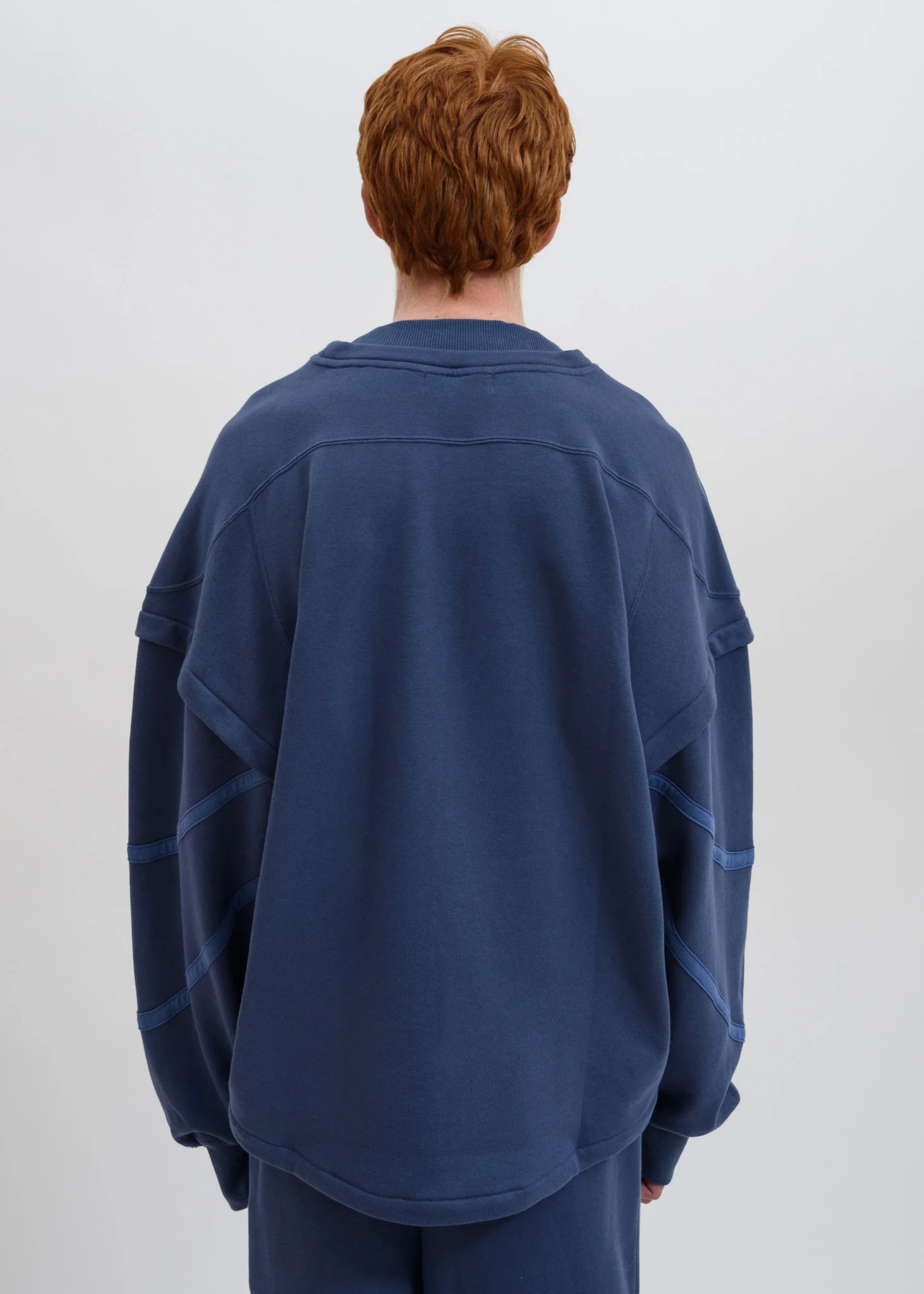 Blue Patchwork Sweater - Image 5