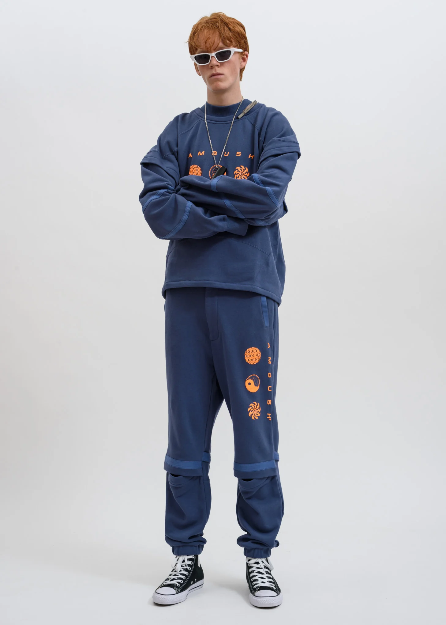 Blue Patchwork Sweater - Image 6