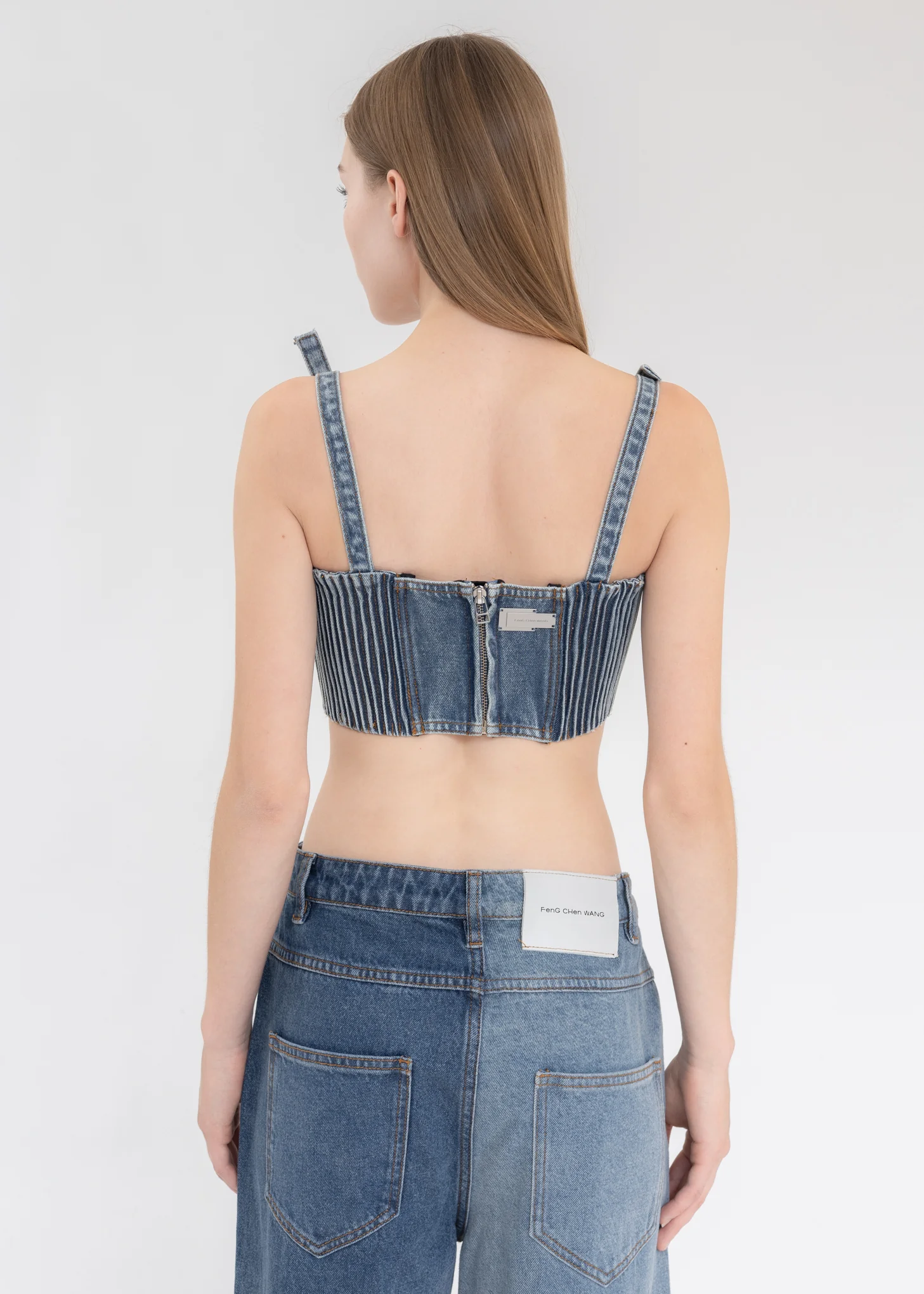 BLUE PHOENIX EMBROIDERED DENIM VEST - Image 4