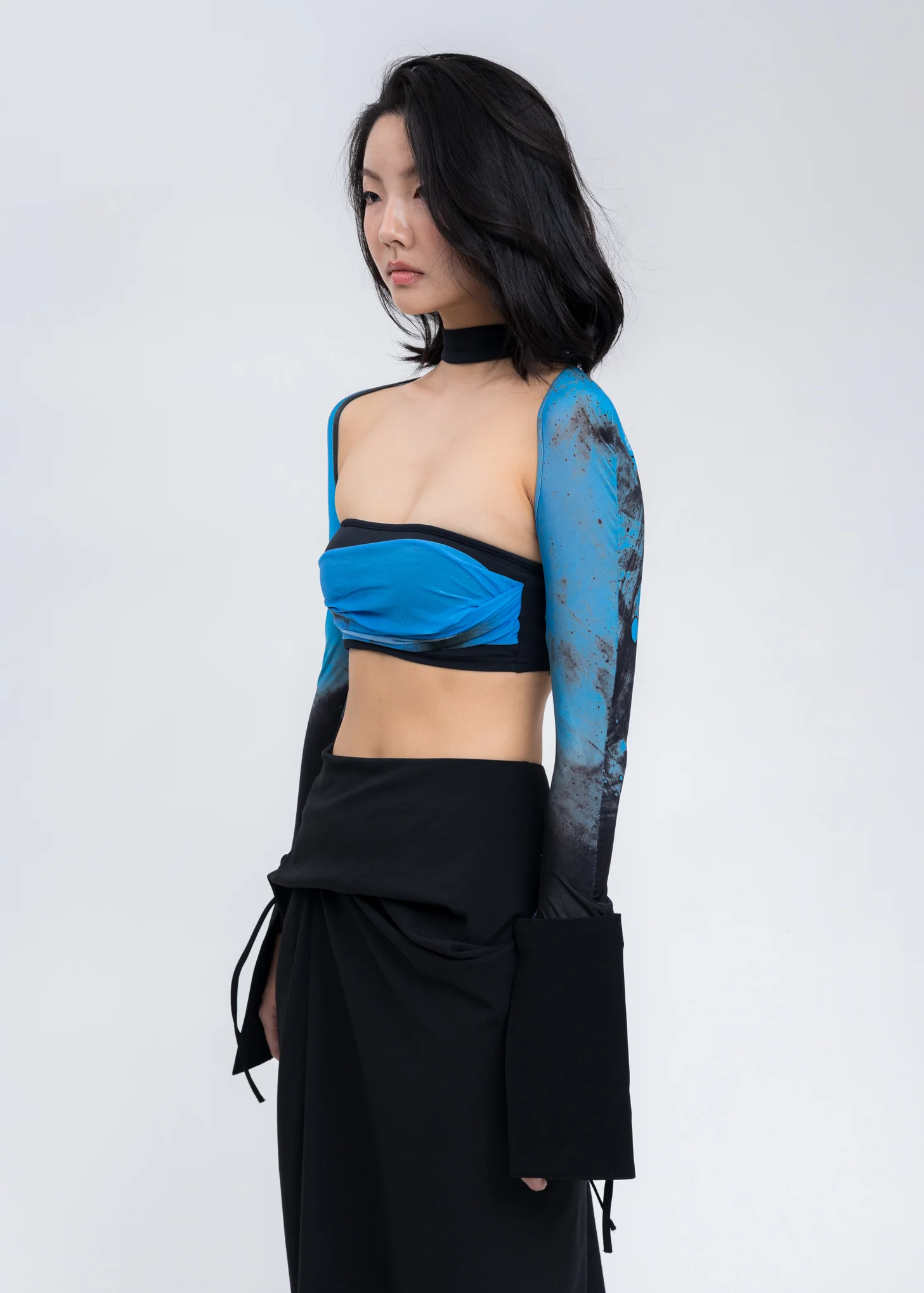 Blue Printed Long Sleeves - Image 5
