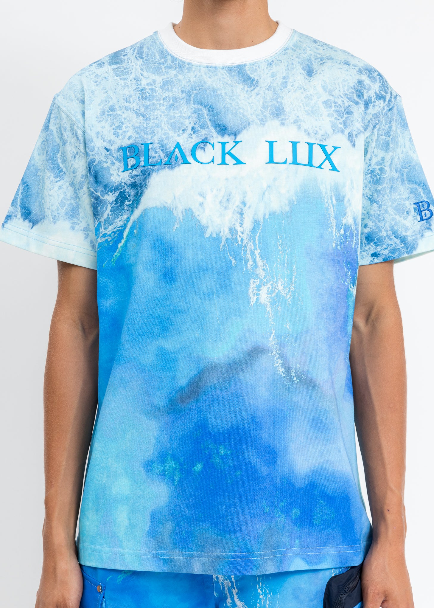 Blue Sea Wave T-Shirt - Image 4