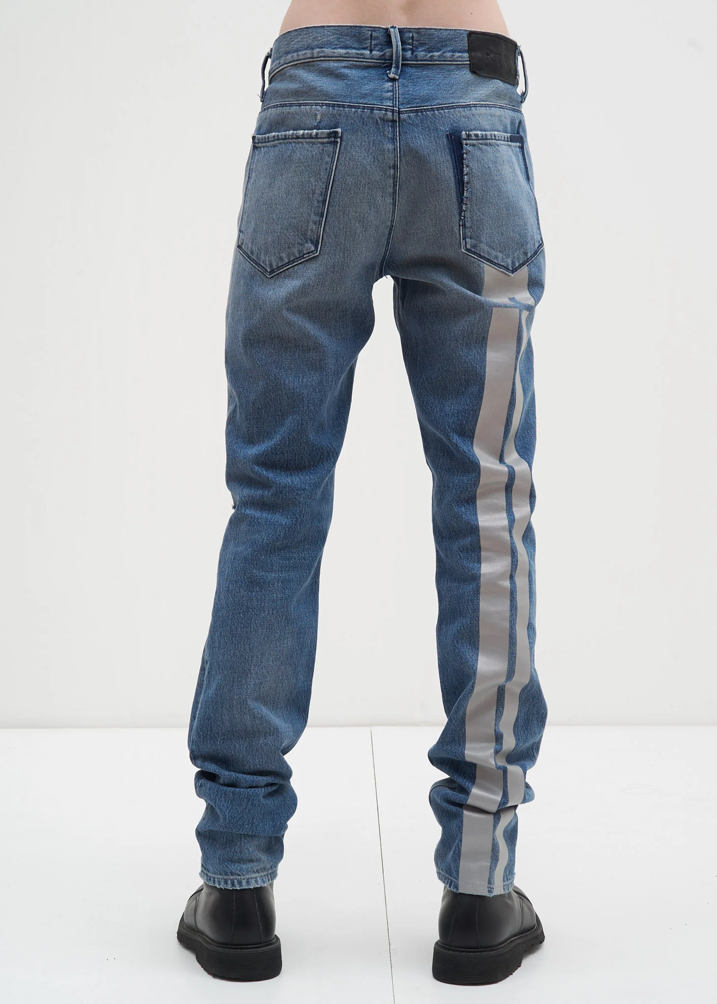 Blue Skinny Banner Jean - Image 3