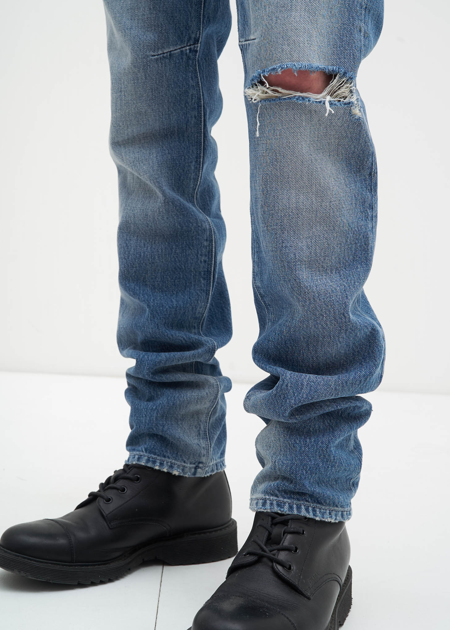 Blue Skinny Banner Jean - Image 6