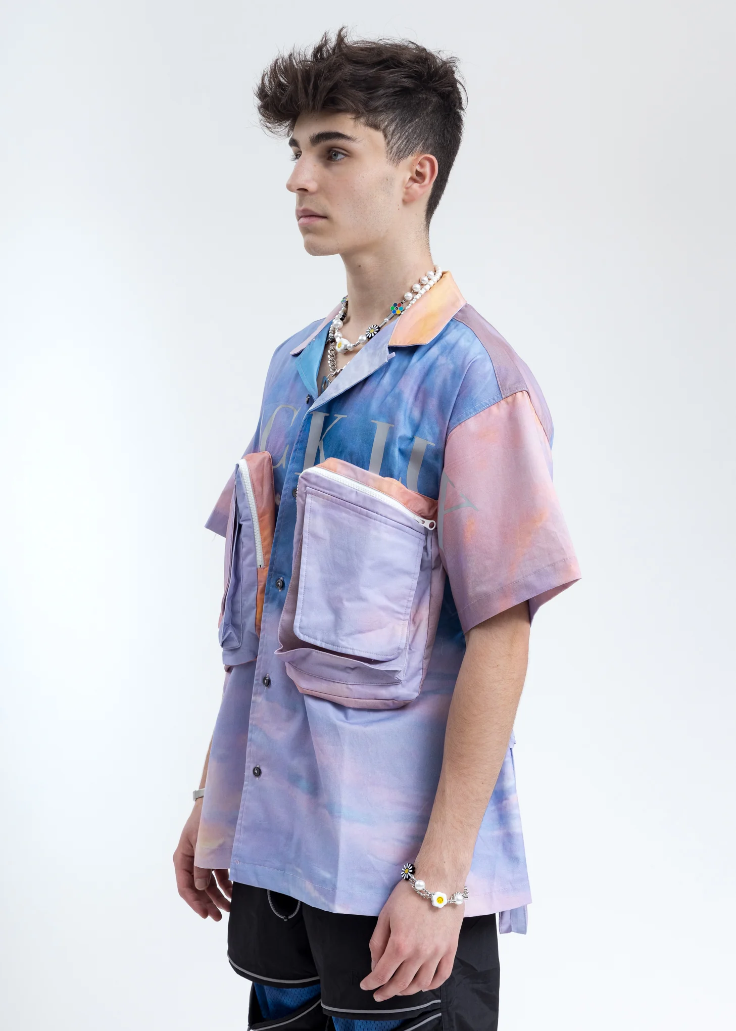 Blue Sky Belted Shirt - Image 3