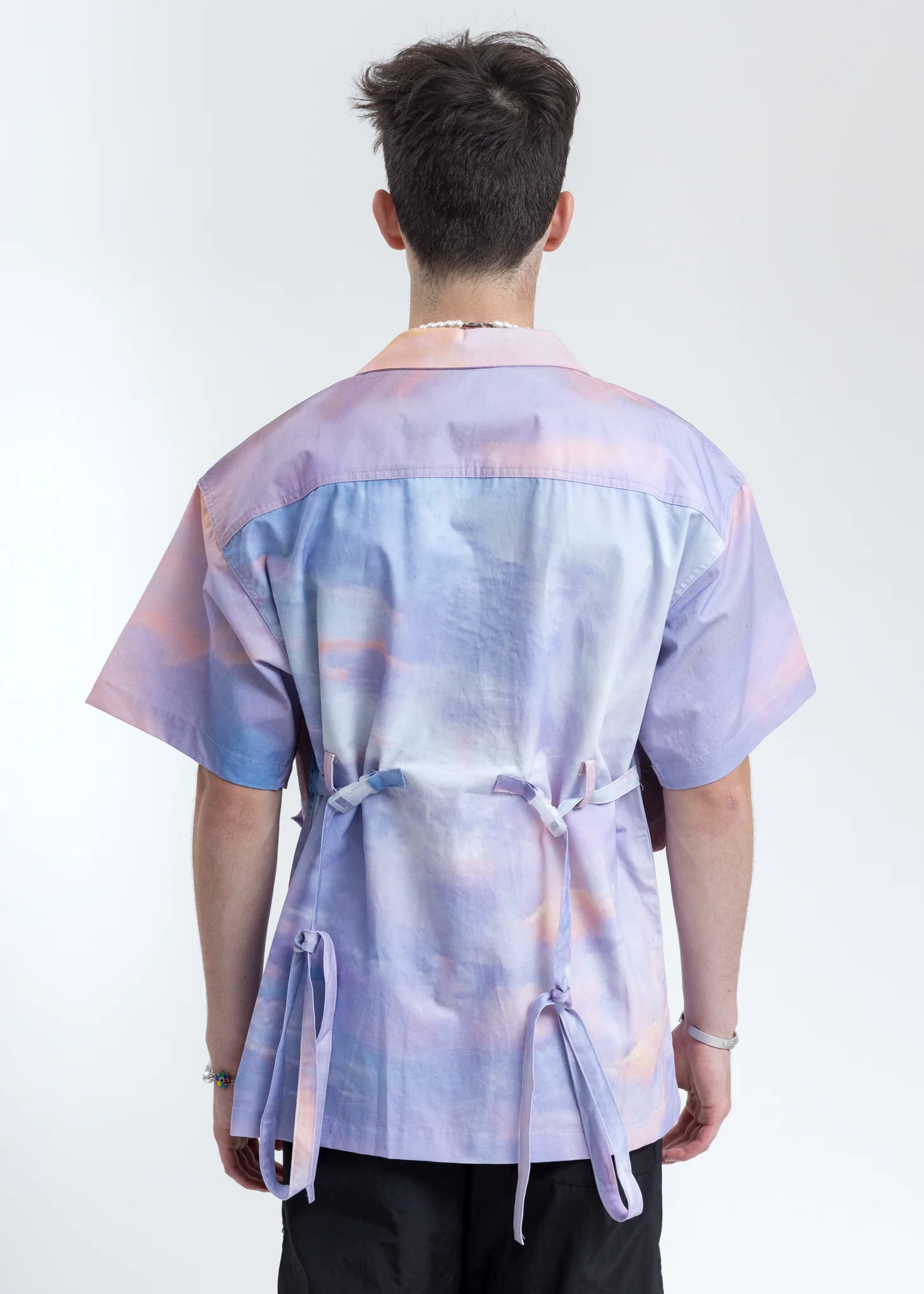 Blue Sky Belted Shirt - Image 4