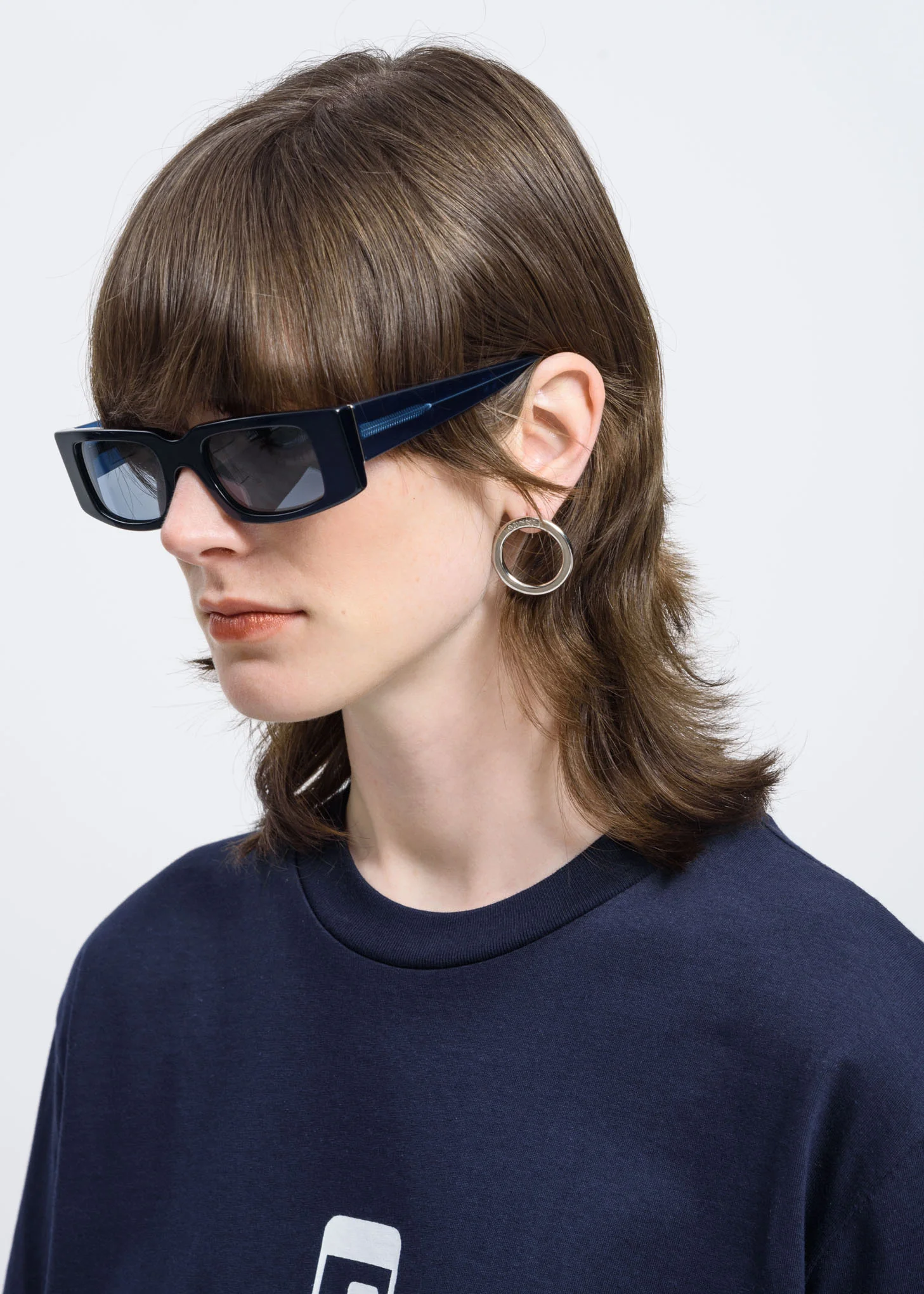 Blue Square Sunglasses - Image 3