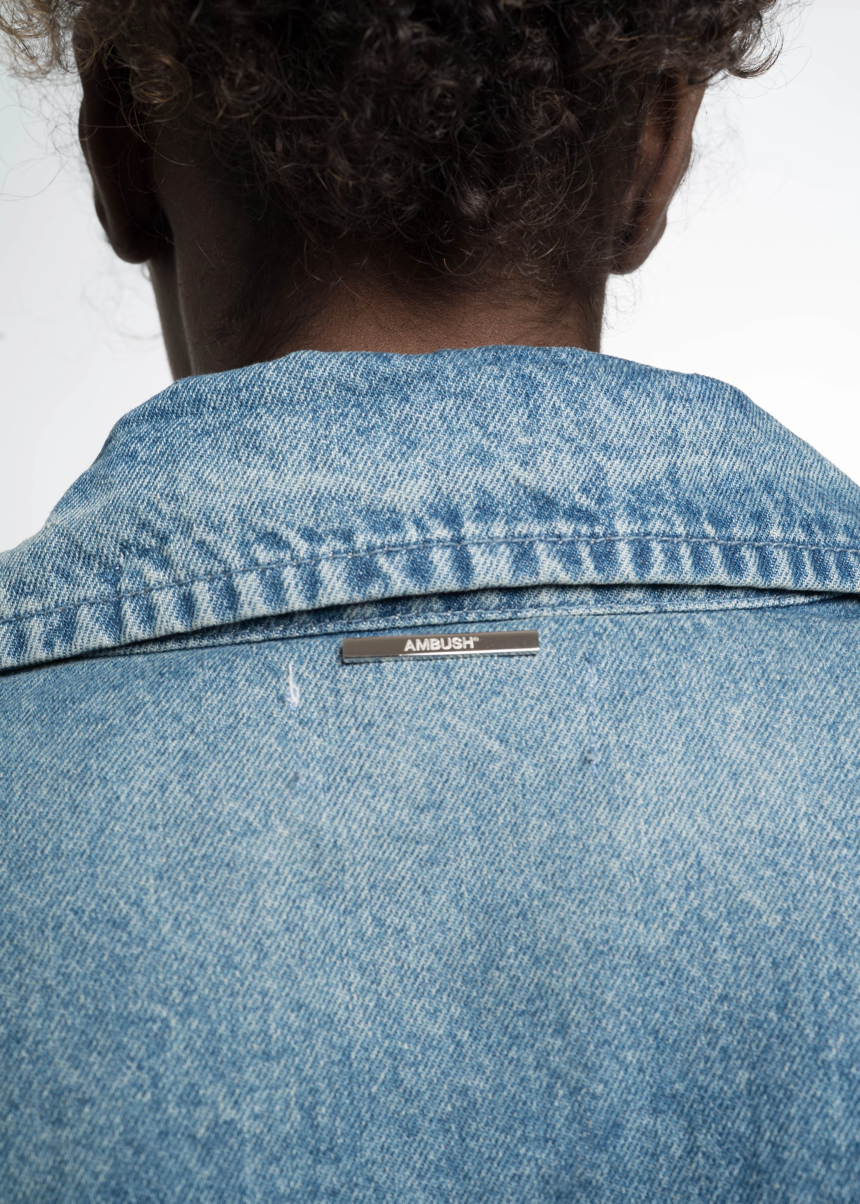 Light Blue "Stance" Oversized Denim Jacket - Image 9