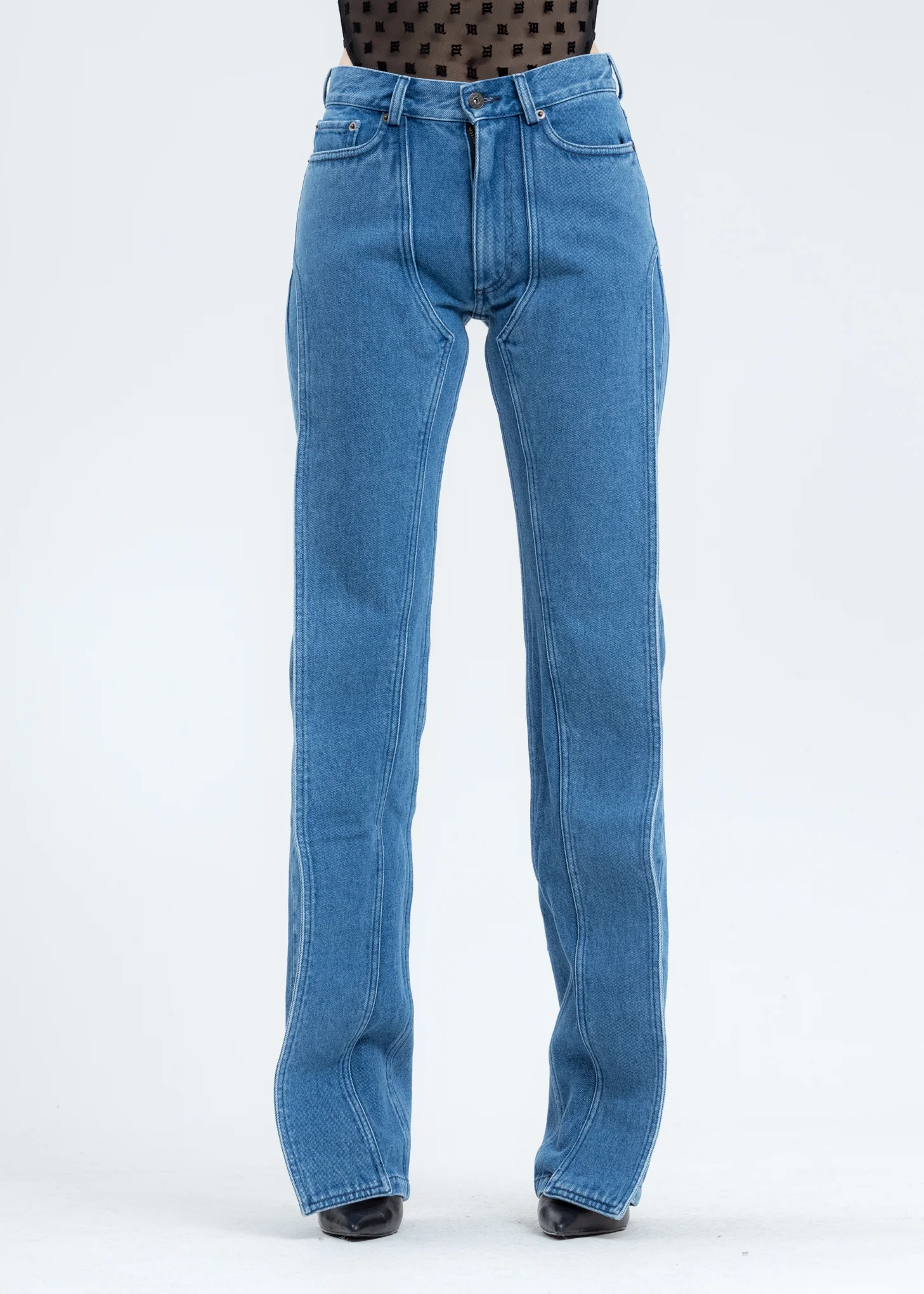 Blue Stonewash XL Pocket Jeans