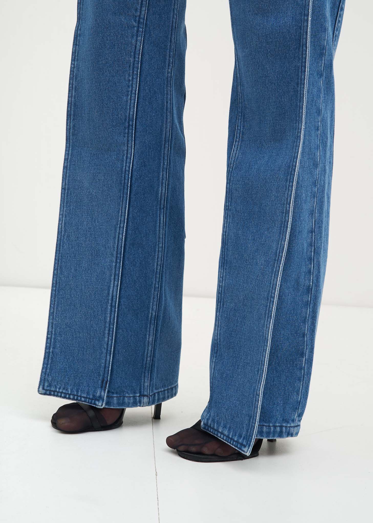 Blue Stonewash XL Pocket Jeans - Image 6