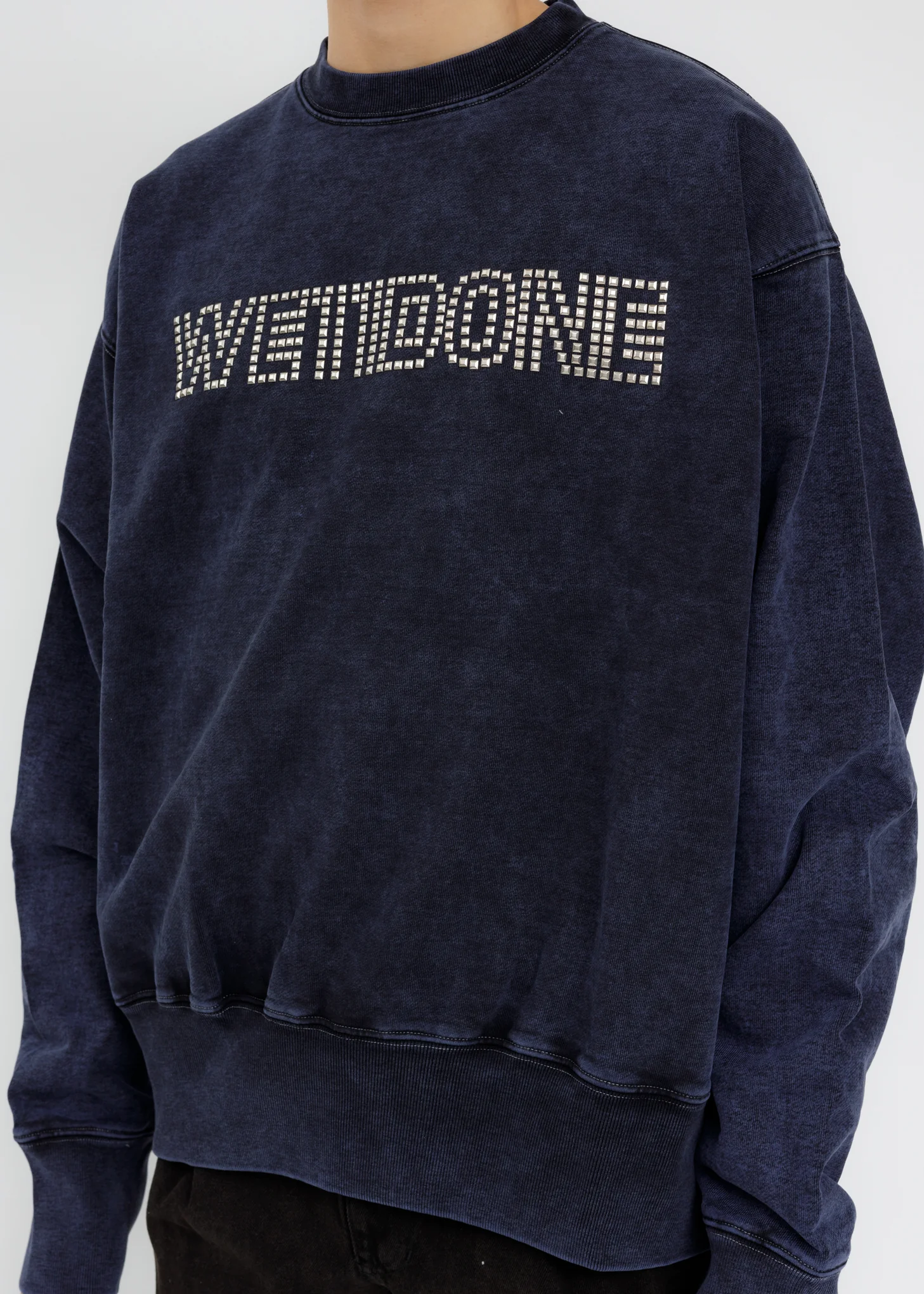Blue Stud Logo Sweatshirt - Image 2