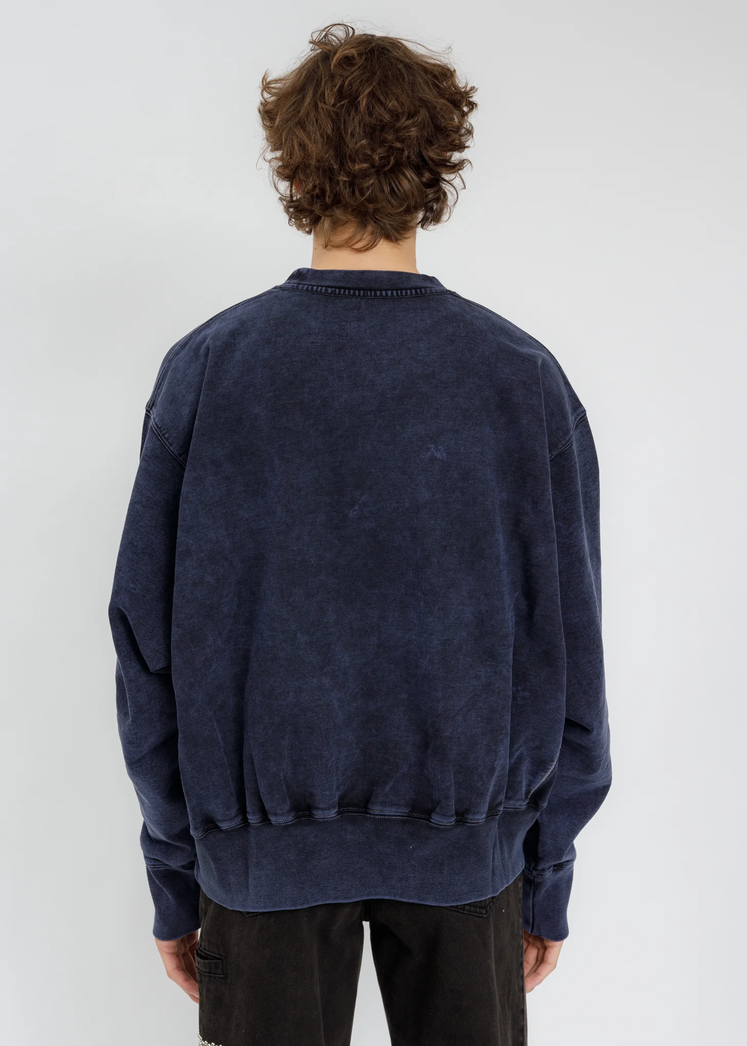 Blue Stud Logo Sweatshirt - Image 4