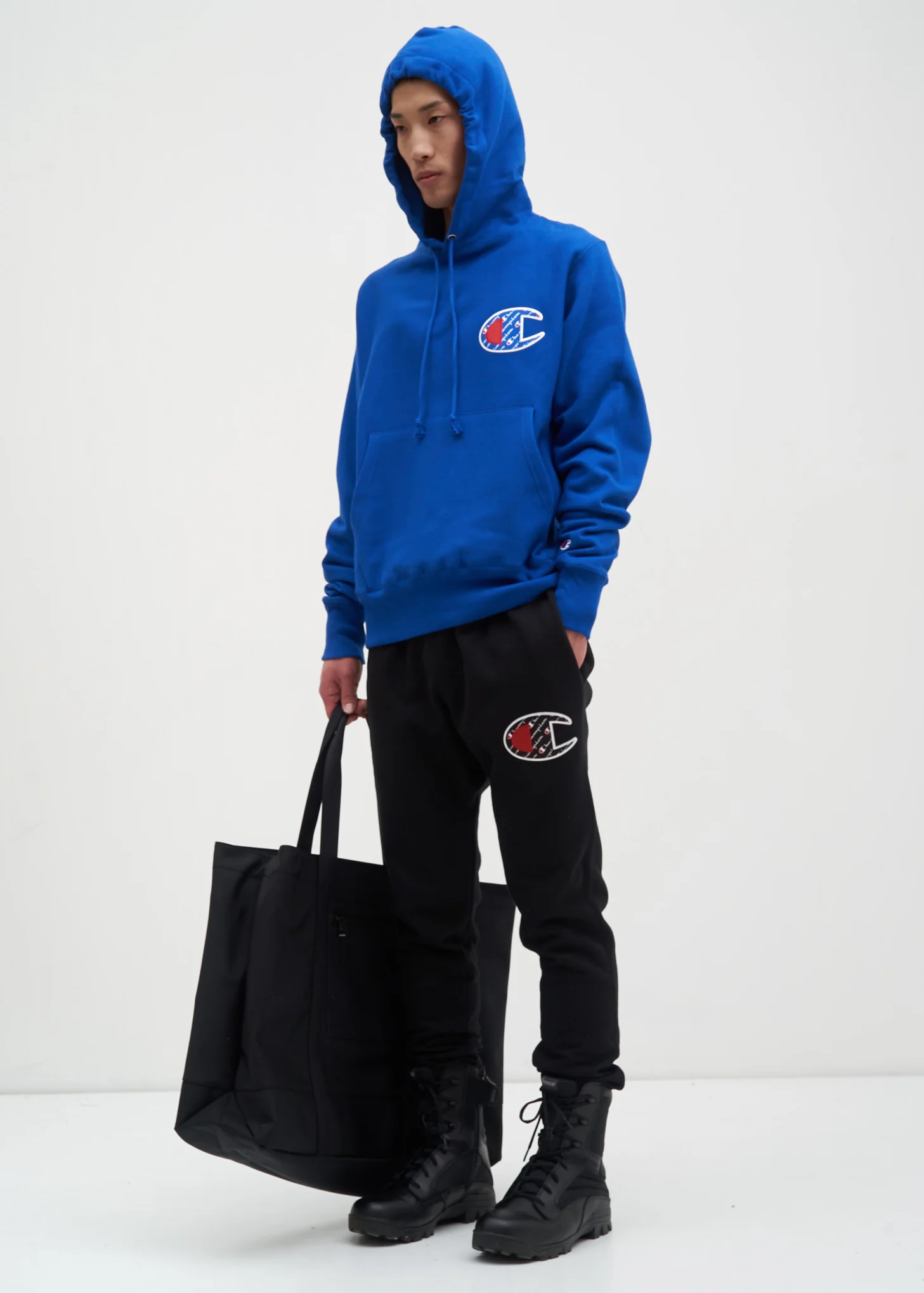Blue Sublimated "C" Hoodie - Image 3