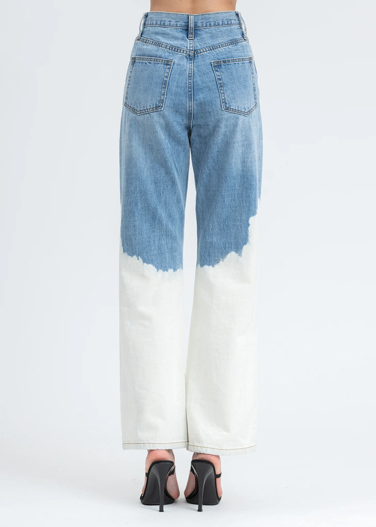 Blue Tie Dye Denim Jean - Image 2
