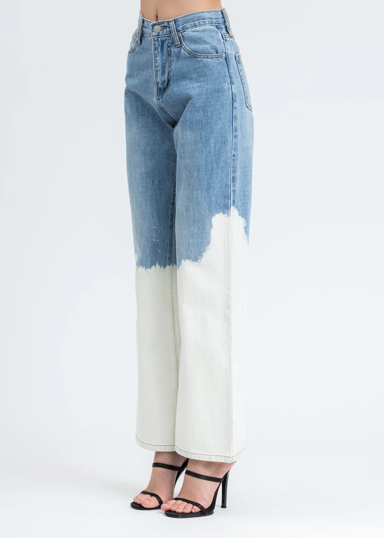 Blue Tie Dye Denim Jean - Image 3