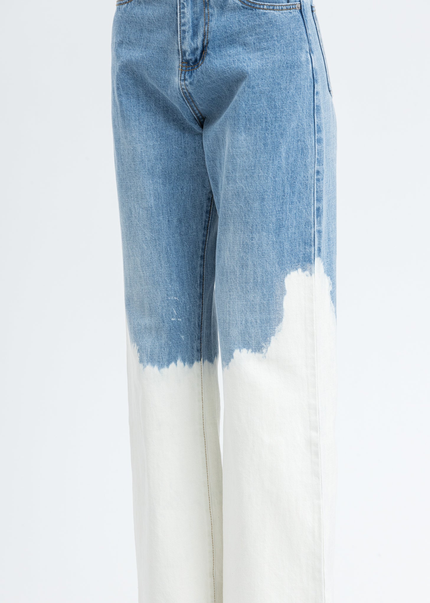 Blue Tie Dye Denim Jean - Image 4