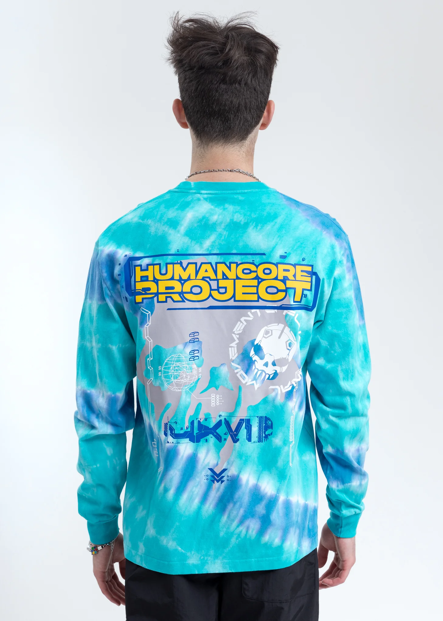 Blue Tie Dye Long Sleeve - Image 2