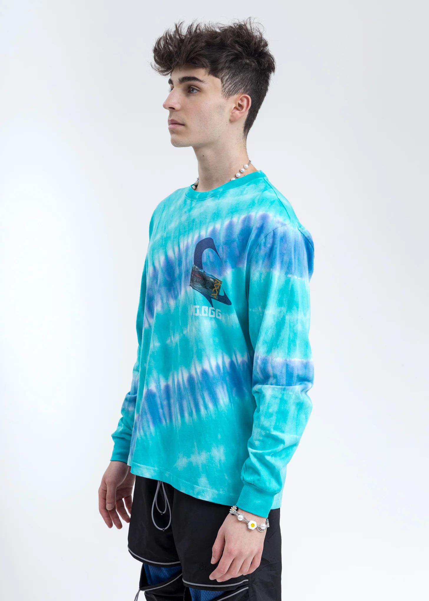 Blue Tie Dye Long Sleeve - Image 3