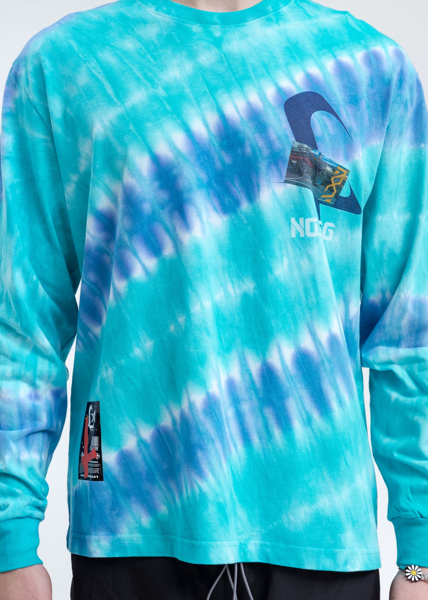 Blue Tie Dye Long Sleeve - Image 4