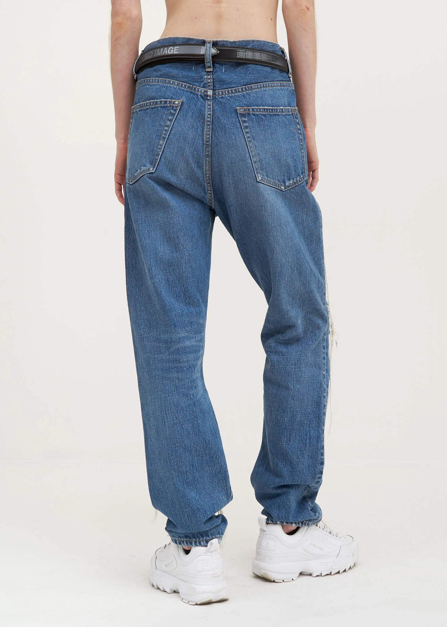 Blue Too Much Damage Denim Pants - Image 2