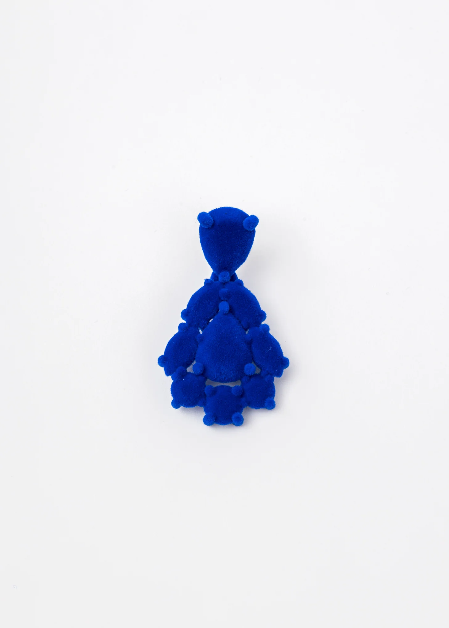 Blue Velvet Jewelry Like Earring