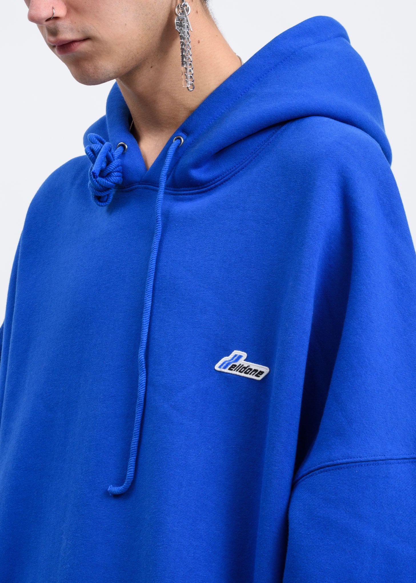 Blue Wapen Logo Hoodie - Image 2