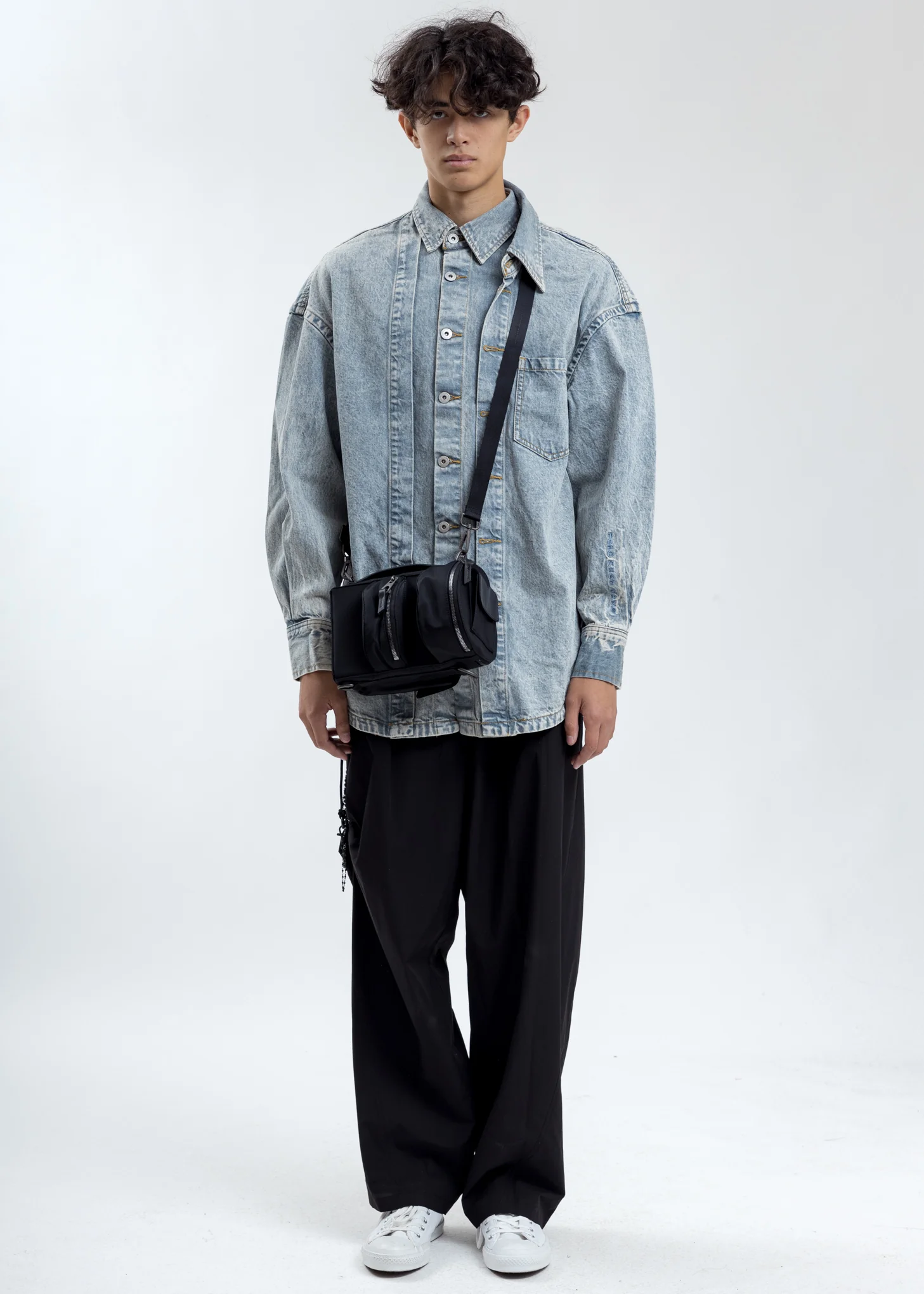Blue Wash Denim Shirt - Image 7