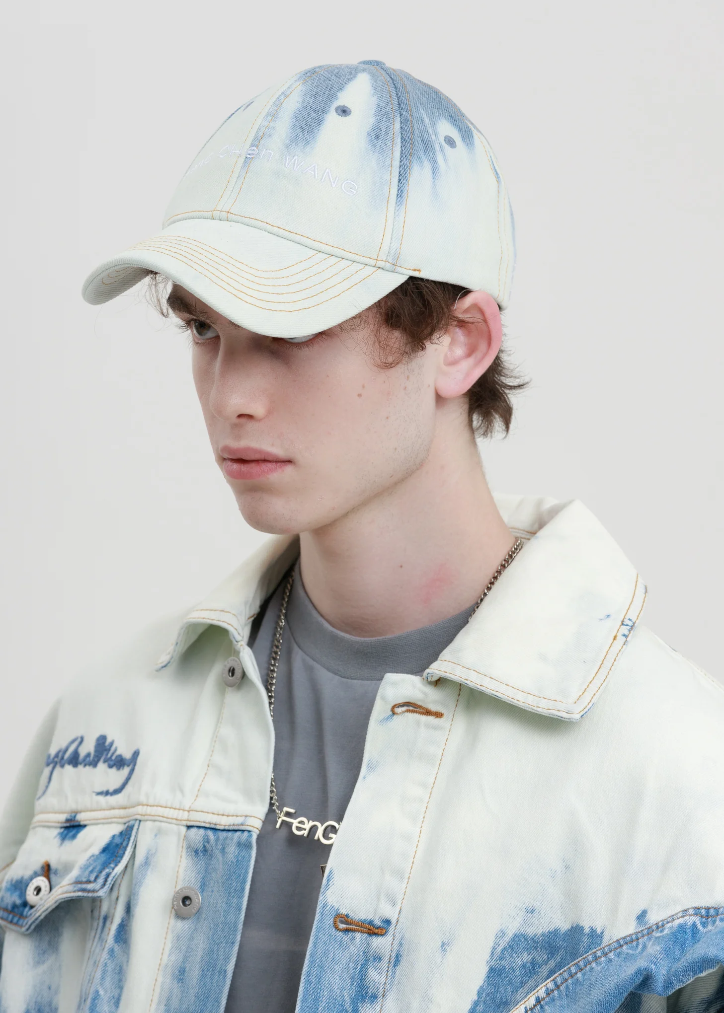 Blue Washed Denim Baseball Cap
