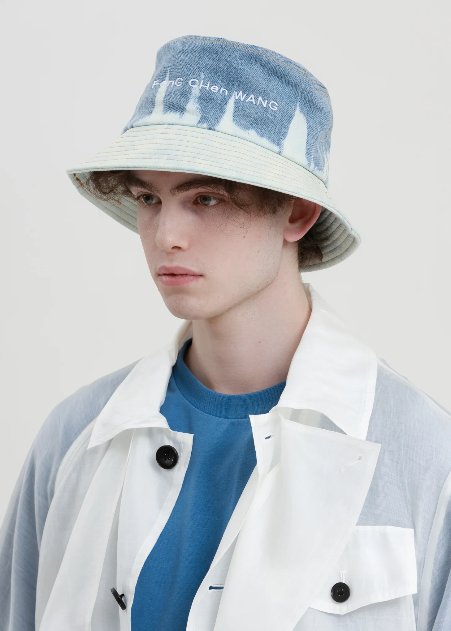 Blue Washed Denim Bucket Hat