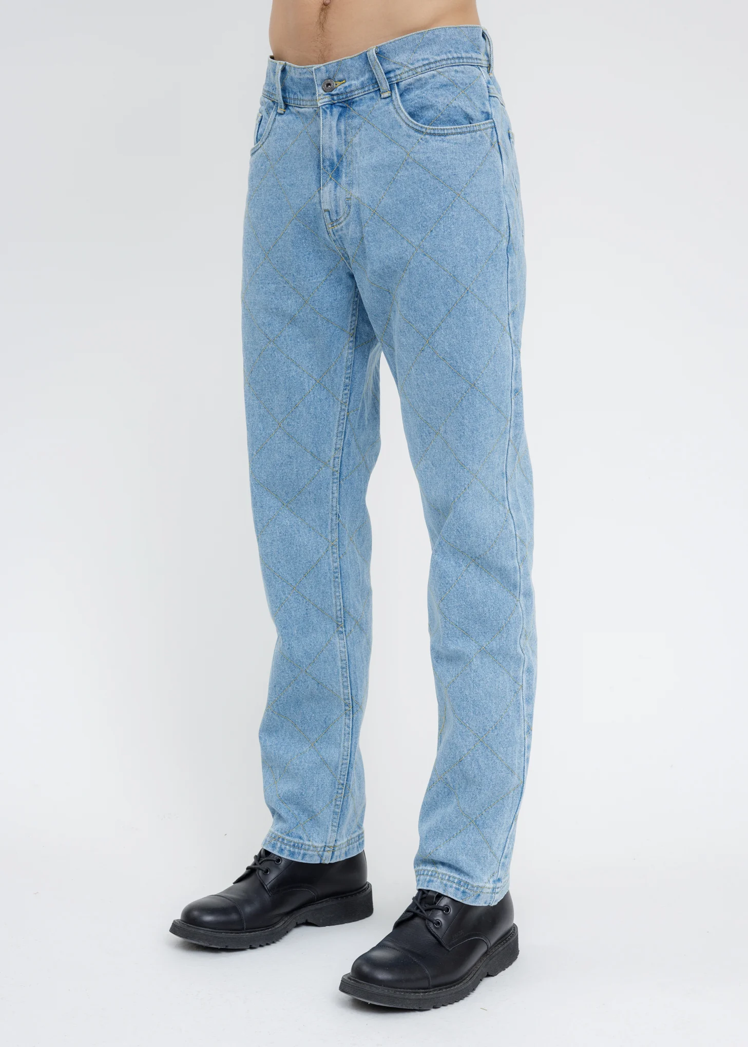 Blue Washed Feeling Denim Jeans - Image 3