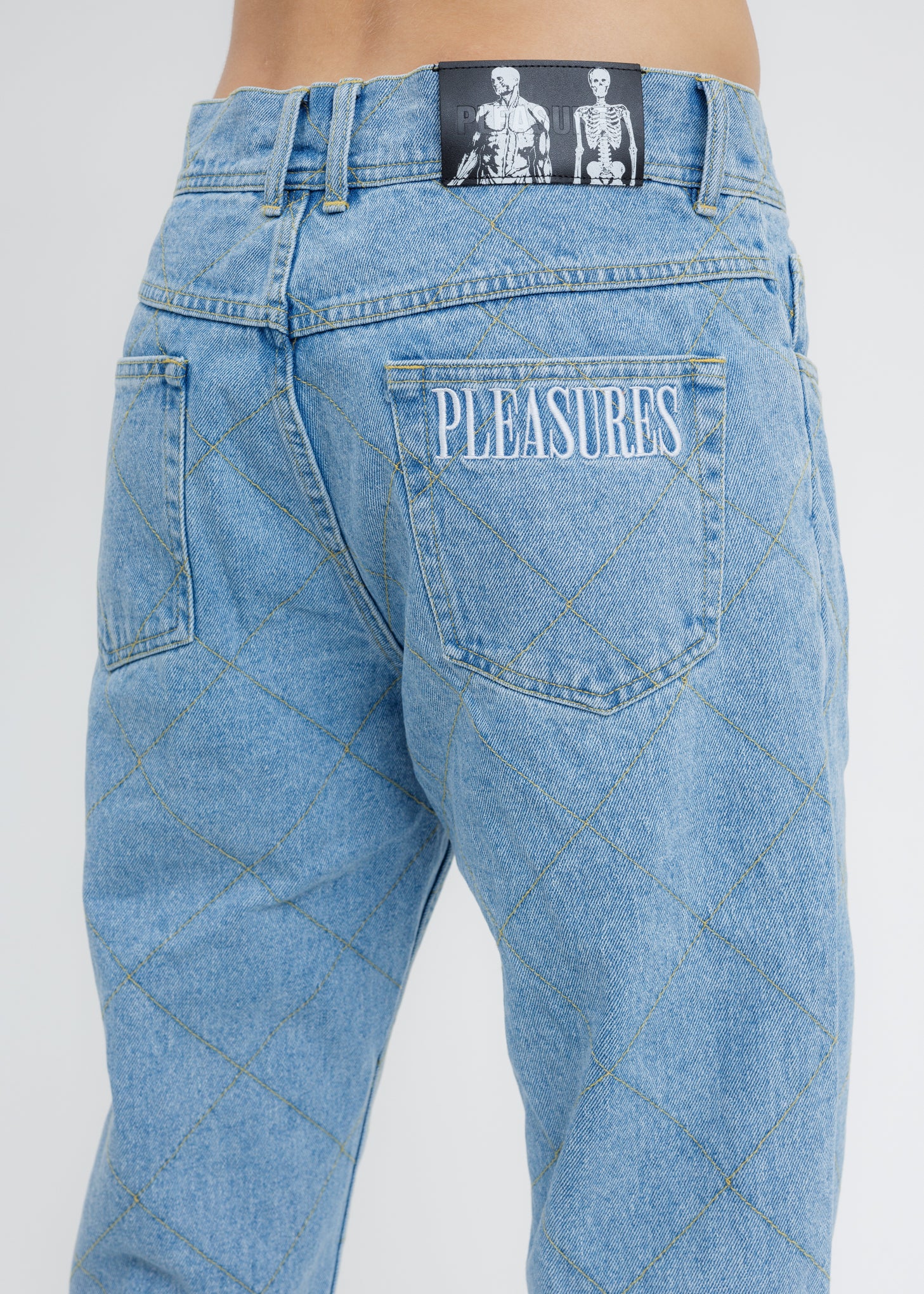 Blue Washed Feeling Denim Jeans - Image 4
